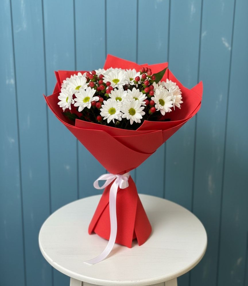 Букет цветов из: Хризантемы в Михайлове