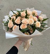 Букет Кремовые розы Латте в Михайлове