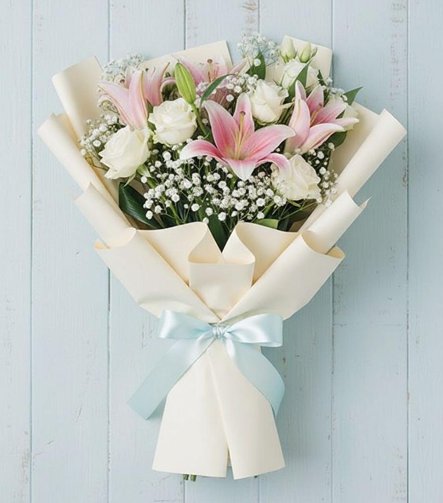 Букет цветов из: Лилии в Михайлове