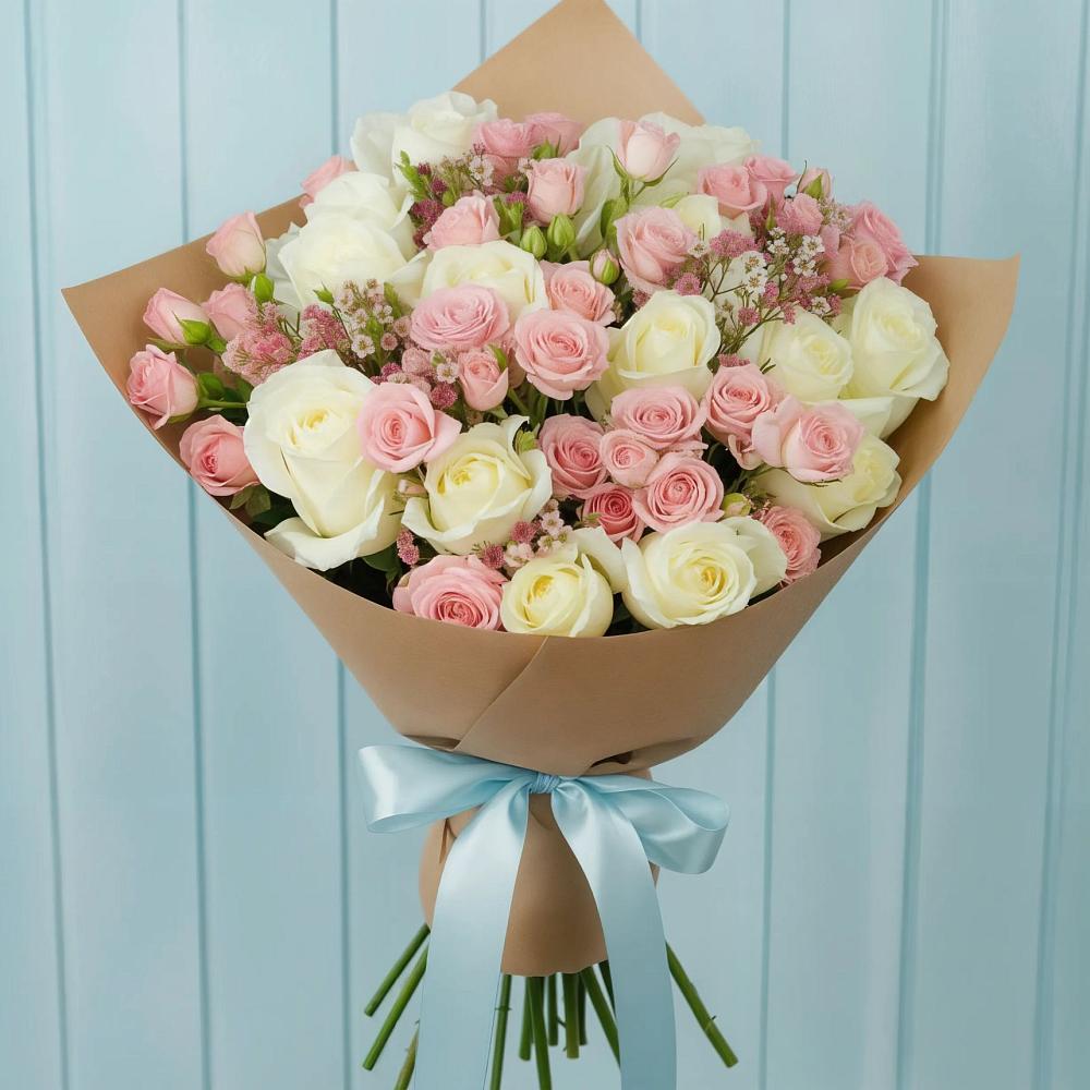 Букет цветов из: Розы в Михайлове