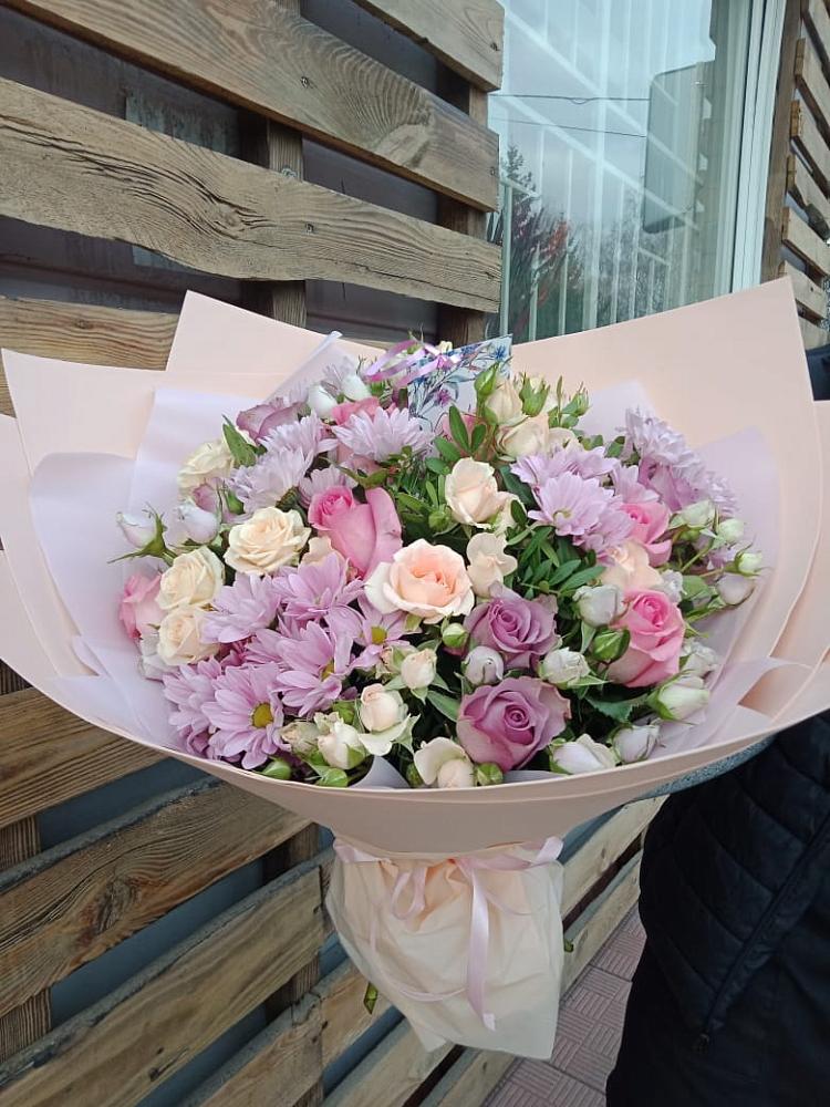 Букет цветов из: Розы и Хризантемы в Михайлове