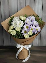 Букет цветов из:  Хризантемы и Розы в Михайлове