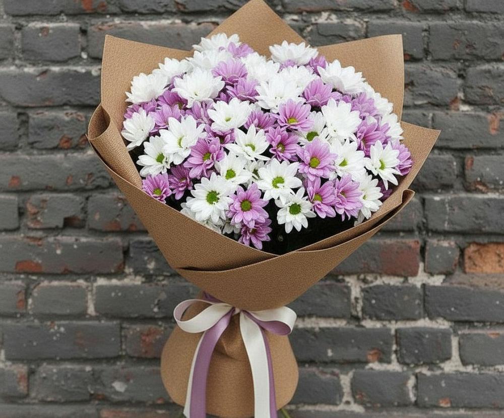 Букет цветов из: Хризантемы в Михайлове