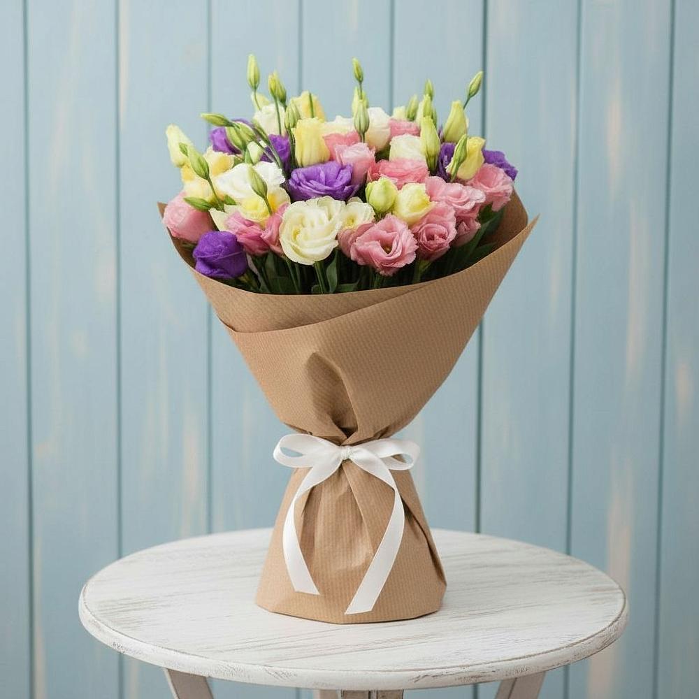 Букет цветов из: Лизиантусы в Михайлове