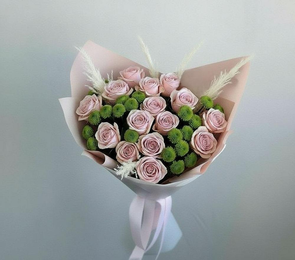 Букет цветов из: Розы и Хризантемы в Михайлове