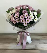 Букет цветов из:  Хризантемы и Розы в Михайлове
