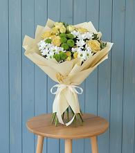 Букет цветов из:  Хризантемы и Розы #REPLACE_PRED# Михайлове