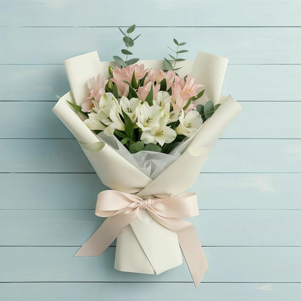 Букет цветов из: Альстромерии в Михайлове