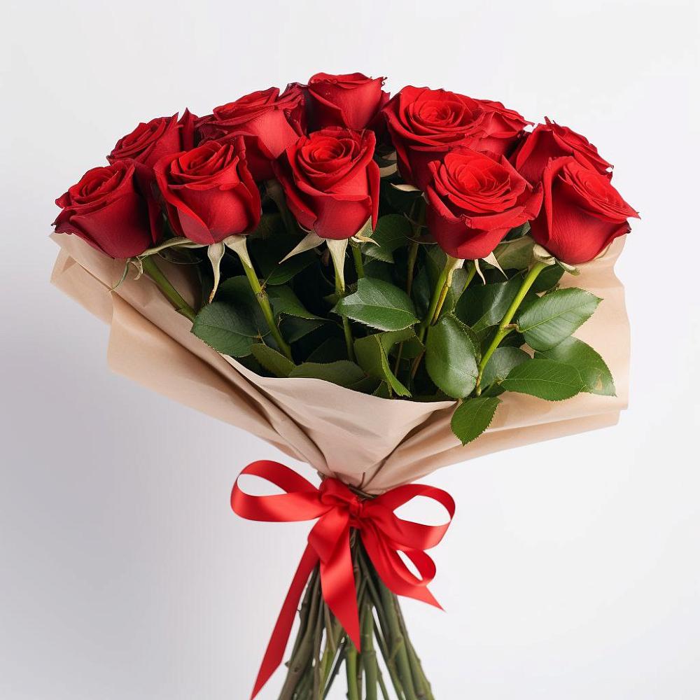 Букет 11 Красных роз Эдлесс Лав в Михайлове