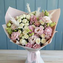 Букет цветов из:  Альстромерии и Розы в Михайлове